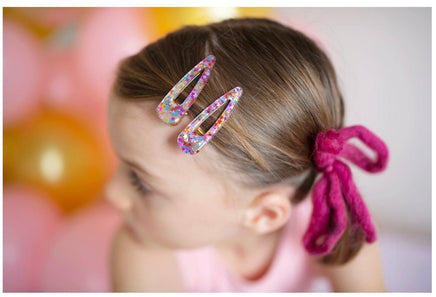 Boutique Gel Sparkle Hairclips 2pc - ToyTime