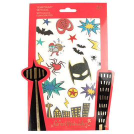 Boys Super Heros Temporary Tattoos - ToyTime