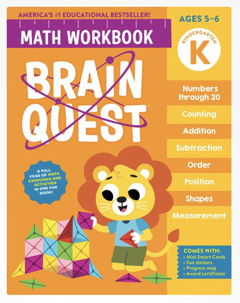 Brain Quest Math Workbook Kindergarten - ToyTime