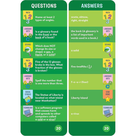 Brain Quest smart cards 3rd grade - ToyTime