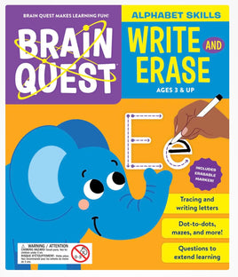 Brain Quest Write and Erase Alphabet Skills - ToyTime