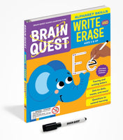 Brain Quest Write and Erase Alphabet Skills - ToyTime