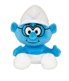 BRAINY SMURF Smurfs Floppy Reg Beanie Babies - ToyTime