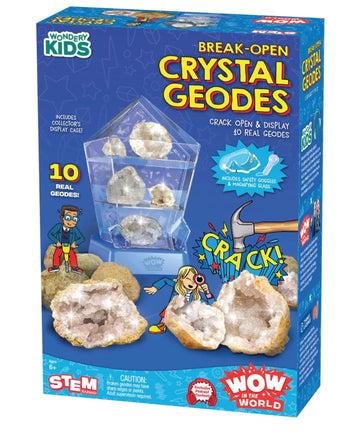 Break Open Crystal Geodes - ToyTime