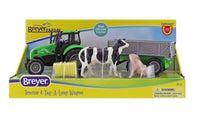 Breyer Farms Tractor and Tag-ALong Wagon - ToyTime