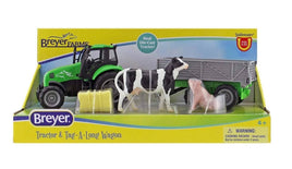 Breyer Farms Tractor and Tag-ALong Wagon - ToyTime