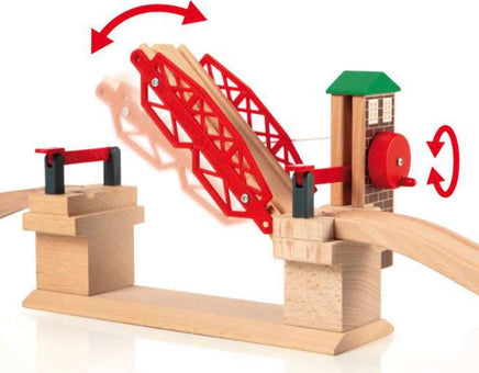 Brio World Lifting Bridge Wooden Track 33757 - ToyTime