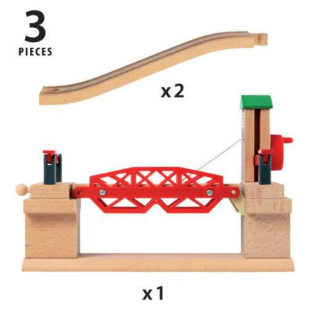 Brio World Lifting Bridge Wooden Track 33757 - ToyTime