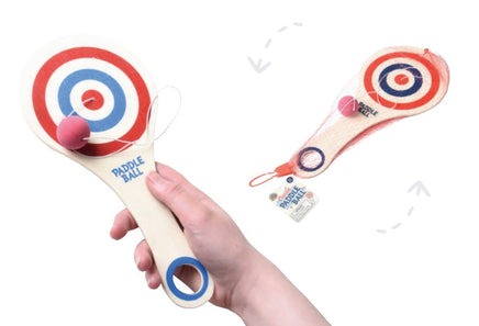 Bulls Eye Paddle Ball - ToyTime