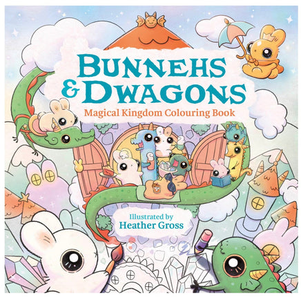 Bunnehs and Dwagons Hygge Colouring In Scenes with Kawaii - ToyTime