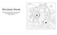 Bunnehs and Dwagons Hygge Colouring In Scenes with Kawaii - ToyTime