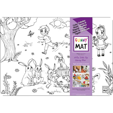 Bunnies Coloring/Washable Funny Mat - ToyTime