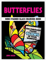 Butterflies Mini Stained Glass Coloring Book - ToyTime