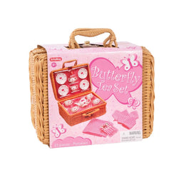 Butterfly Tea Set Basket - ToyTime