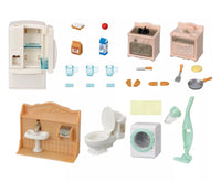 Calico Critters Playful Starter Furniture Set, Furniture Set with Working Appliances CC2314 - ToyTime