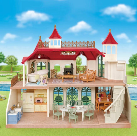 Calico Critters Red Roof Riverside Manor Castle - ToyTime