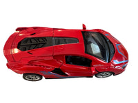 Camaro, Pull back die - cast metal, 3 door open function 1:28 - ToyTime