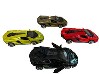 Camaro, Pull back die - cast metal, 3 door open function 1:28 - ToyTime