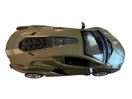 Camaro, Pull back die - cast metal, 3 door open function 1:28 - ToyTime