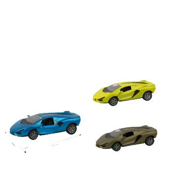 Camaro, Pull back die - cast metal, door open function 1:32 - ToyTime