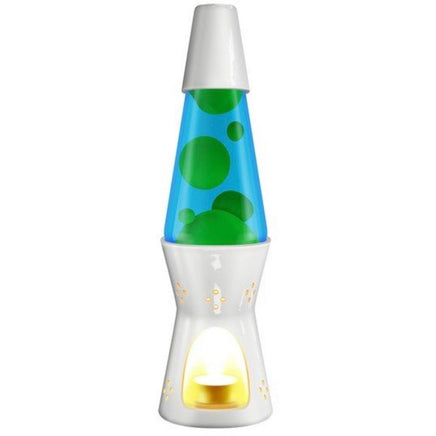 Candle Light Lava Lamp 11.5 Blue/Green - ToyTime