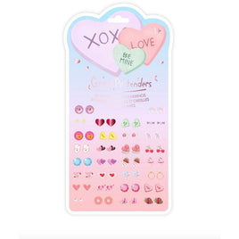 Candy Heart Stick On Earrings - ToyTime