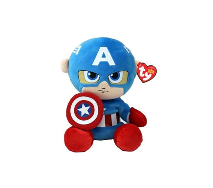 Captain America floppy Beanie Buddy - ToyTime