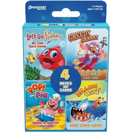 Card Game Pack 4 IN 1 ..@MISC - ToyTime