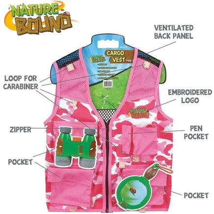 Cargo Vest Pink - ToyTime