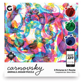 Carnovsky 500pc Puzzle Animals...@Ginger Fox - ToyTime