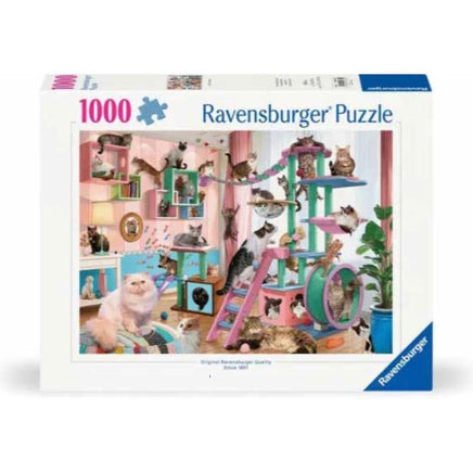 Cat Tree Heaven 1000pcs Puzzle - ToyTime