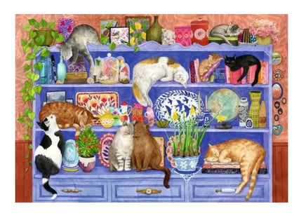 Cats On The Shelf 200Pc Puzzle - ToyTime