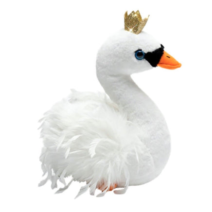CHARMAINE Swan White reg Beanie Babies - ToyTime