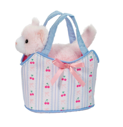 Cherry Bows Sassy Sak with Pink Cat 2103 - ToyTime
