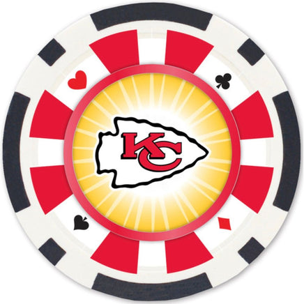 Chiefs poker chips - ToyTime