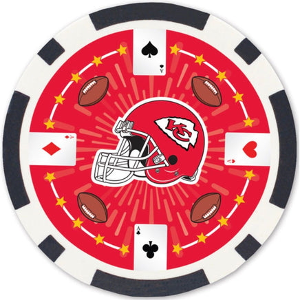 Chiefs poker chips - ToyTime