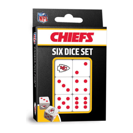 Chiefs Six Dice Set…@Masterpcs - ToyTime