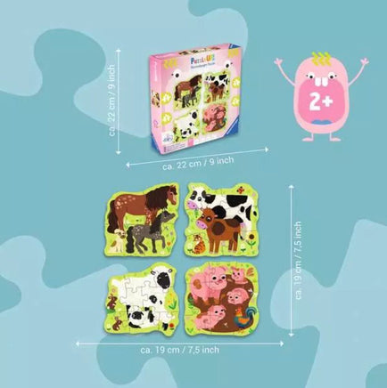 Children’s Jigsaw Puzzle Up Farm Animals - ToyTime