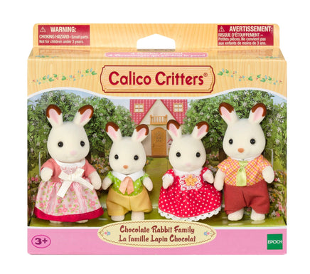 Chocolate Rabbit Family - ToyTime