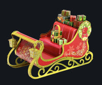 Christmas Sleigh Metal Earth 3D Model - ToyTime