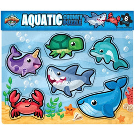 Chunky Aquatic Puzzle 6pc - ToyTime