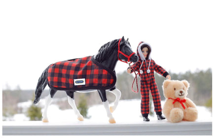 Cinders Holiday Pony Playset Horse and rider - ToyTime
