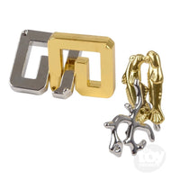 Classic 2 inch Metal Brain Teaser Puzzles Asst - ToyTime