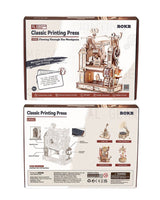 Classic Printing Press Wooden Puzzle - ToyTime