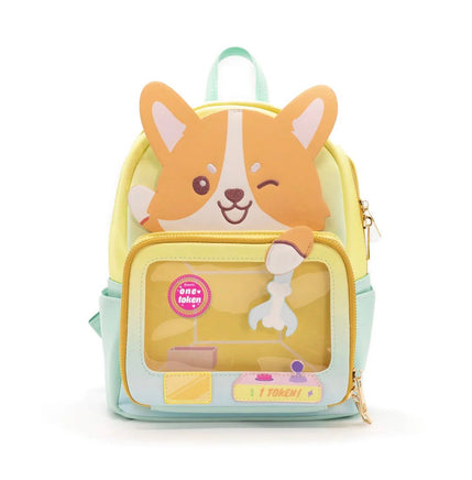 Claw Machine Pin Backpack Corgi - ToyTime