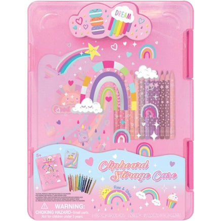 Clipboard storage case rainbow - ToyTime