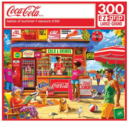 Coca Cola Tastes of Summer With Poster 300pcs Jigsaw Puzzle - ToyTime