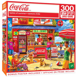 Coca Cola Tastes of Summer With Poster 300pcs Jigsaw Puzzle - ToyTime