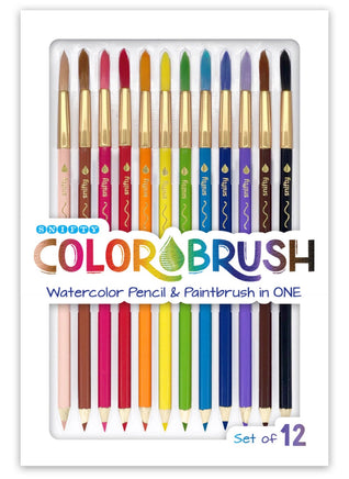 Color Brush Watercolor Pencil and Paintbrush - ToyTime