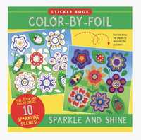 Color By Foil Sparkle and Shine Sticker Book - ToyTime